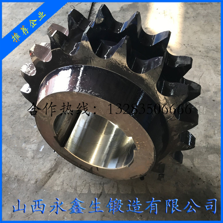  双排链轮锻件  